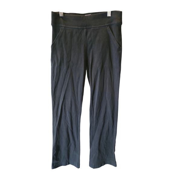 Duluth Trading Co. Pants - Duluth Trading Co Pull On Pants XS Womens Black Straight Leg Pockets Comfort